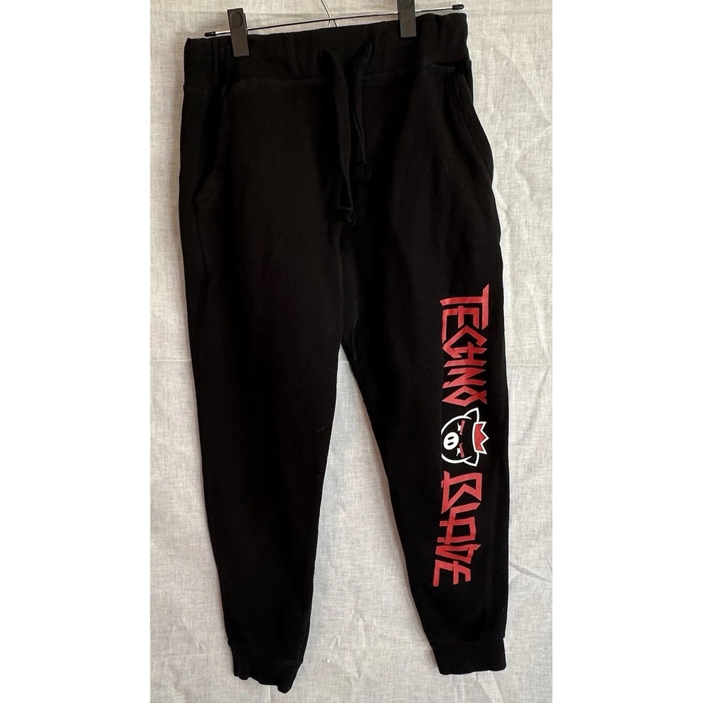 Technoblade Black Sweatpants Size S Youtuber Minecraft Merch Pig Logo Limited